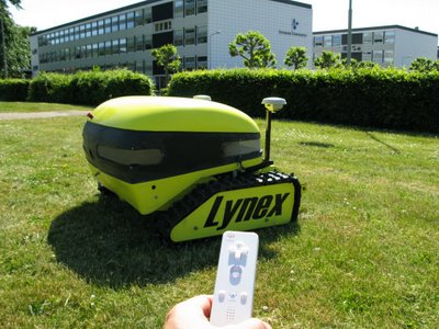 Casmobot Lawnmower Controlled With A Wiimote