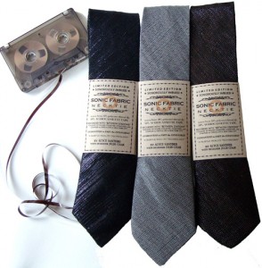 Playable Neckties Made from Elderly Audio Strip