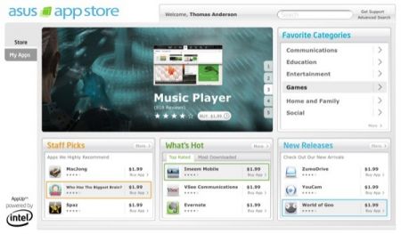 ASUS launches netbook App Store eying the MeeGo destiny