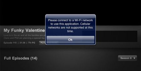 iPad 3G denies ABC player, downsamples iTunes store video previews over AT&T