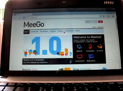 MeeGo 1.0 demoed upon MSI netbook, looks shockingly miraculous (video)