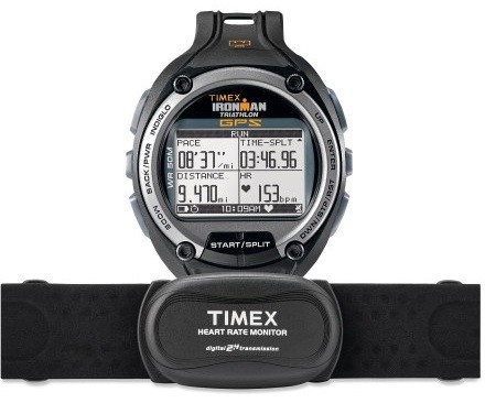 Timex Global Trainer GPS watch right away accessible to one side during REI