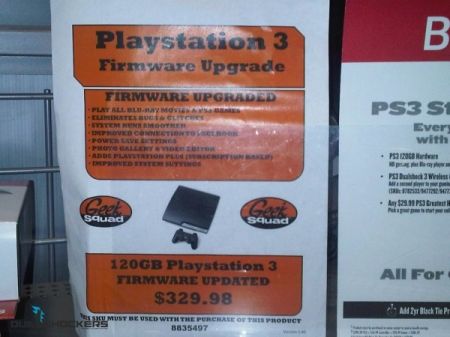Best Buy charges $30 for PS3 firmware refurbish, laughs all a approach to a bank