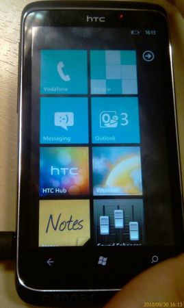 HTC Spark leaked in a furious, shows off copiousness of WP7 integrity
