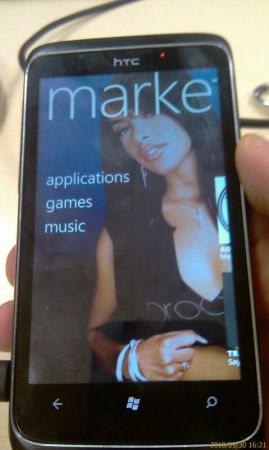 HTC Spark leaked in a furious, shows off copiousness of WP7 integrity