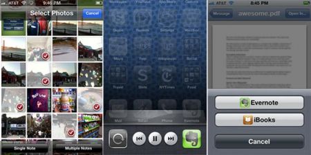 Evernote iOS Apps Updated For iOS 4.2 Support