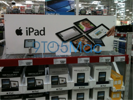 iPad upon sale during a little Sams Club stores, pressed in in between a treehouses as well as turkeys