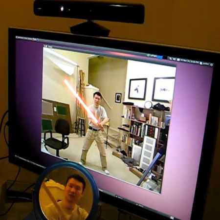Kinect Hack Turns Broomstick Into Lightsaber (Video)