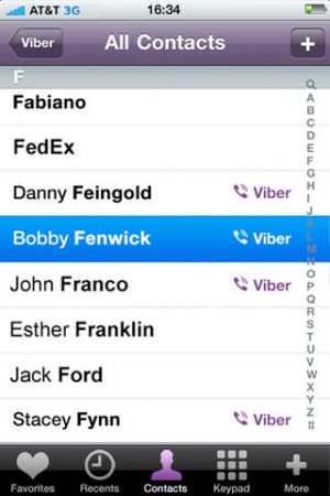 Viber VoIP iPhone app: 3G job, no registration, as well as all giveaway