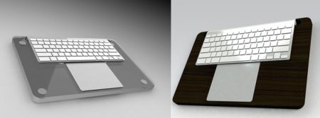 MacDec Tea-Tray Holds Keyboard as well as Trackpad